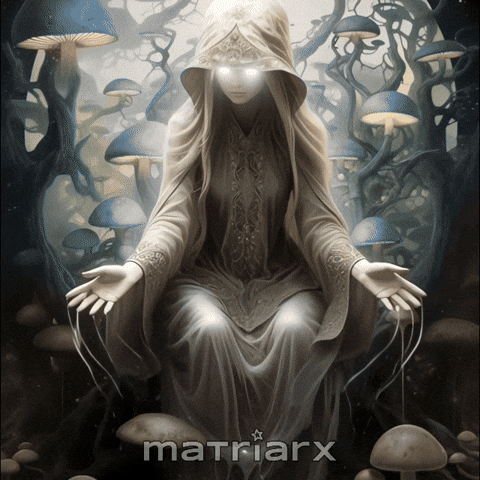 Divine Feminine Bioluminescence GIF by The Galactic Matriarx