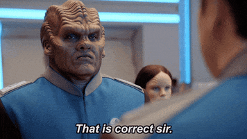 thats correct GIF by The Orville