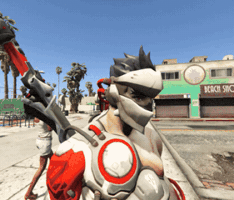 ultrahydra overwatch gtav genji GIF