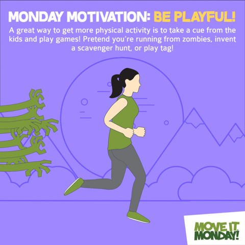 Run Play GIF by Move It Monday