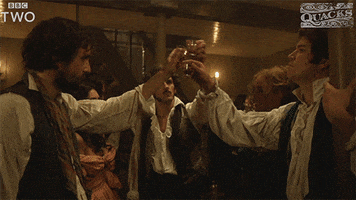 bbc party drink cheers drunk GIF