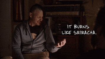it burns will forte GIF by The Last Man On Earth