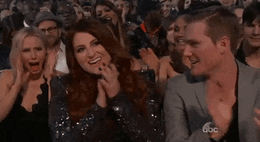 Meghan Trainor Clap GIF by Billboard Music Awards