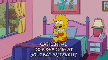 Lisa Simpson Bat Mitzvah GIF by The Simpsons