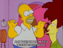 Gesturing Season 3 GIF by The Simpsons
