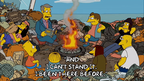 Bart Simpson Fire Gif Find Share On Giphy