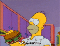 Homer Simpson Burger GIF - Find & Share on GIPHY