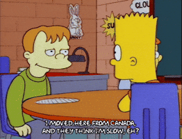 Bart Simpson Canada GIF - Find & Share on GIPHY