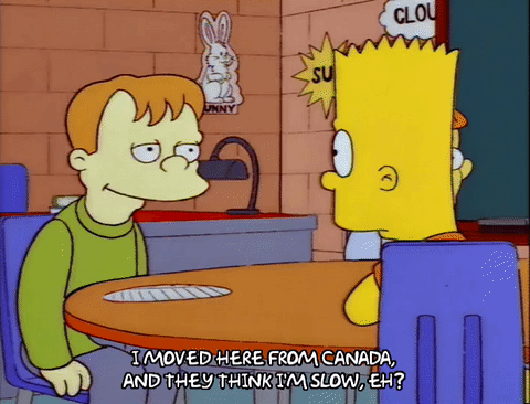 Bart Simpson Canada GIF - Find & Share on GIPHY