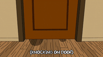Knocking Episode 19 GIF by The Simpsons