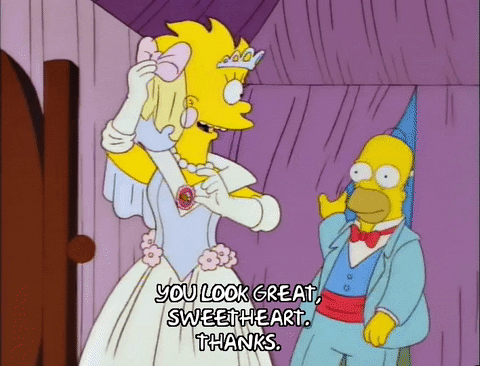 Homer Defines A Wedding Youtube