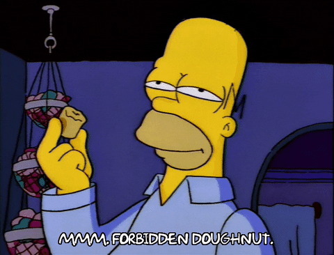 Gif Image Most Wanted Homer Donut Gif
