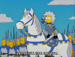 Lisa Simpson Knight GIF by The Simpsons