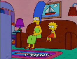 watching marge simpson GIF