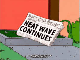 Melting Season 13 GIF by The Simpsons