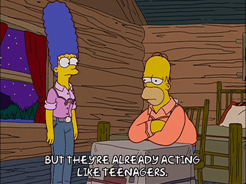 Teenage-marge-simpson GIFs - Get the best GIF on GIPHY