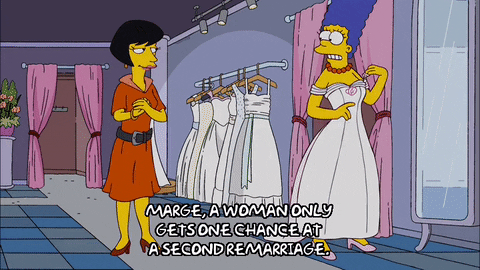 Wedding Dress Shopping Cartoon