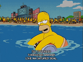 homer belly dancing