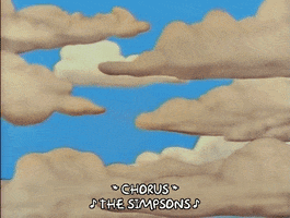 the simpsons title GIF