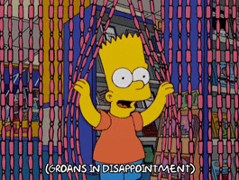 bart simpson disappointment GIF