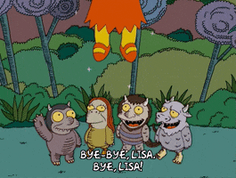 Lisa Simpson Goodbye GIF by The Simpsons