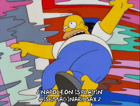 Homer Simpson Dancing GIF - Find & Share on GIPHY