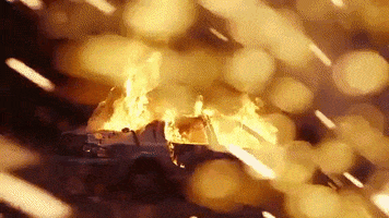 car on fire GIF by Topshelf Records