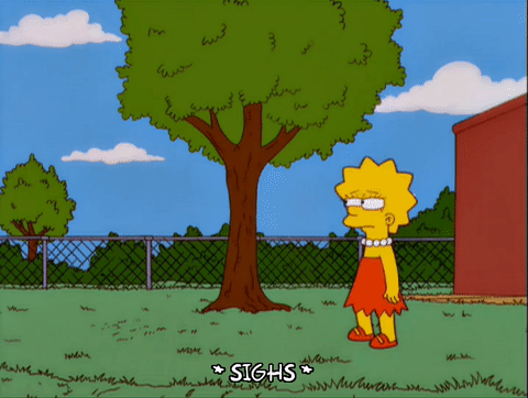 Sad Lisa Simpson GIF - Find & Share on GIPHY