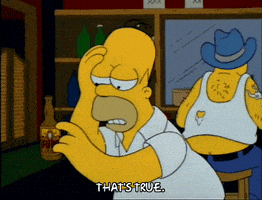Drunk Season 3 GIF by The Simpsons