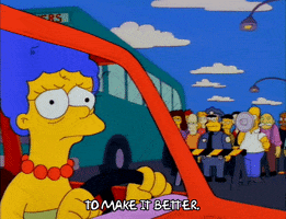 Protesting Season 3 GIF by The Simpsons