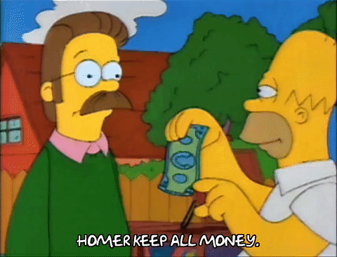 Season 3 Money GIF by The Simpsons - Find & Share on GIPHY