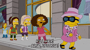 Lisa Simpson Downtown GIF by The Simpsons