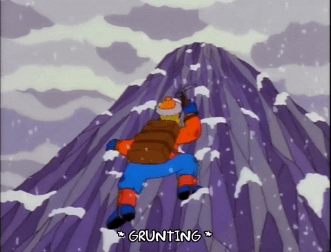 Season 9 Snow GIF by The Simpsons - Find & Share on GIPHY