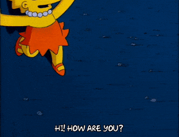 Checking In Lisa Simpson GIF by The Simpsons