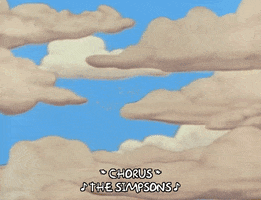 season 8 begining of show with clouds GIF