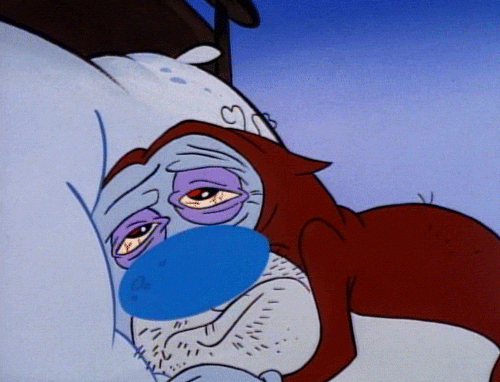  sick hangover ill hungover ren and stimpy GIF