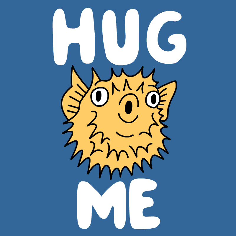 Fish Hug Me GIF by LookHUMAN