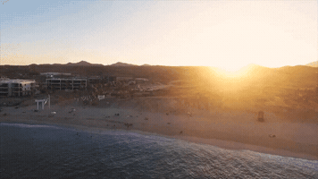 sandbrero water beach mexico sunset GIF