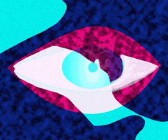 eyes GIF by Sophie Le Grelle 
