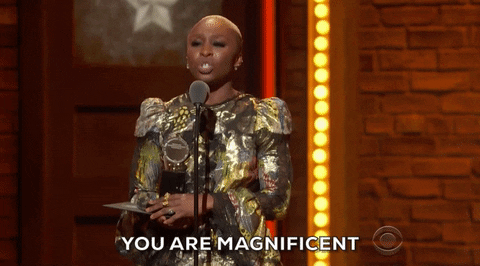 Cynthia Erivo GIF by Tony Awards - Find & Share on GIPHY