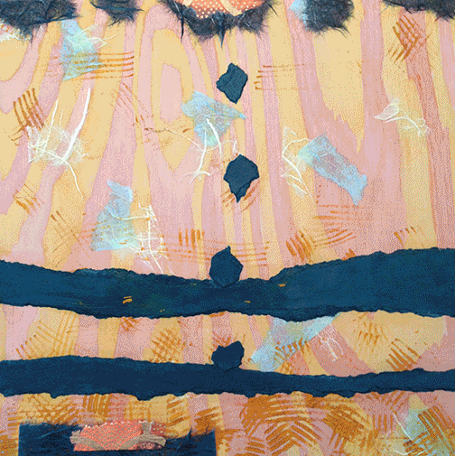 leaktawd art woman stars moon GIF