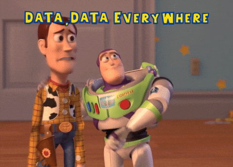 Stock image: Large amounts of data