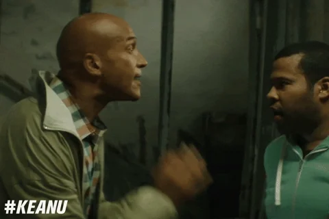 Scared Key And Peele GIF by Keanu Movie