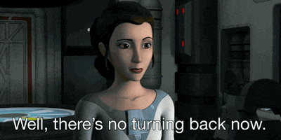 no turning back GIF by Star Wars