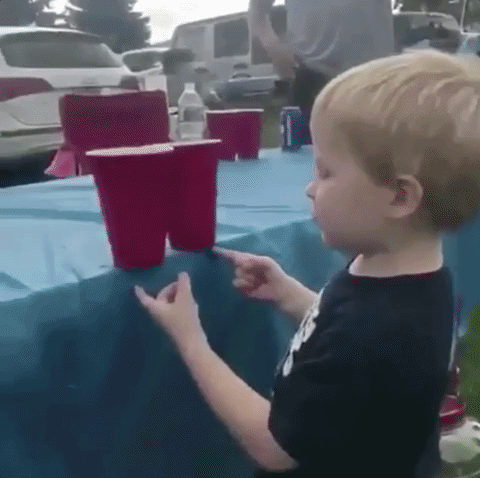 Flip Cup Start Them Young GIF - Find & Share on GIPHY