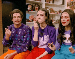 haters back off halloween GIF by Live Kelly and Ryan