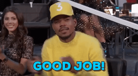 New trending GIF online: clapping, applause, vmas, good job, video music awards, well done, chance the rapper, mtv vmas 2017