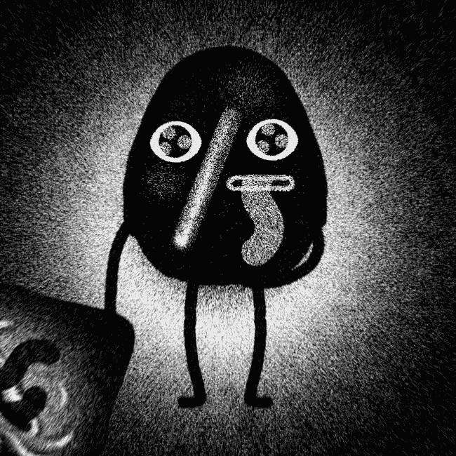black and white animation GIF by Elenor Kopka