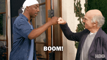 Season 9 Fist Bump GIF by Curb Your Enthusiasm