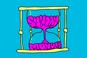 Happy Sunday Monday GIF by GIPHY Studios Originals